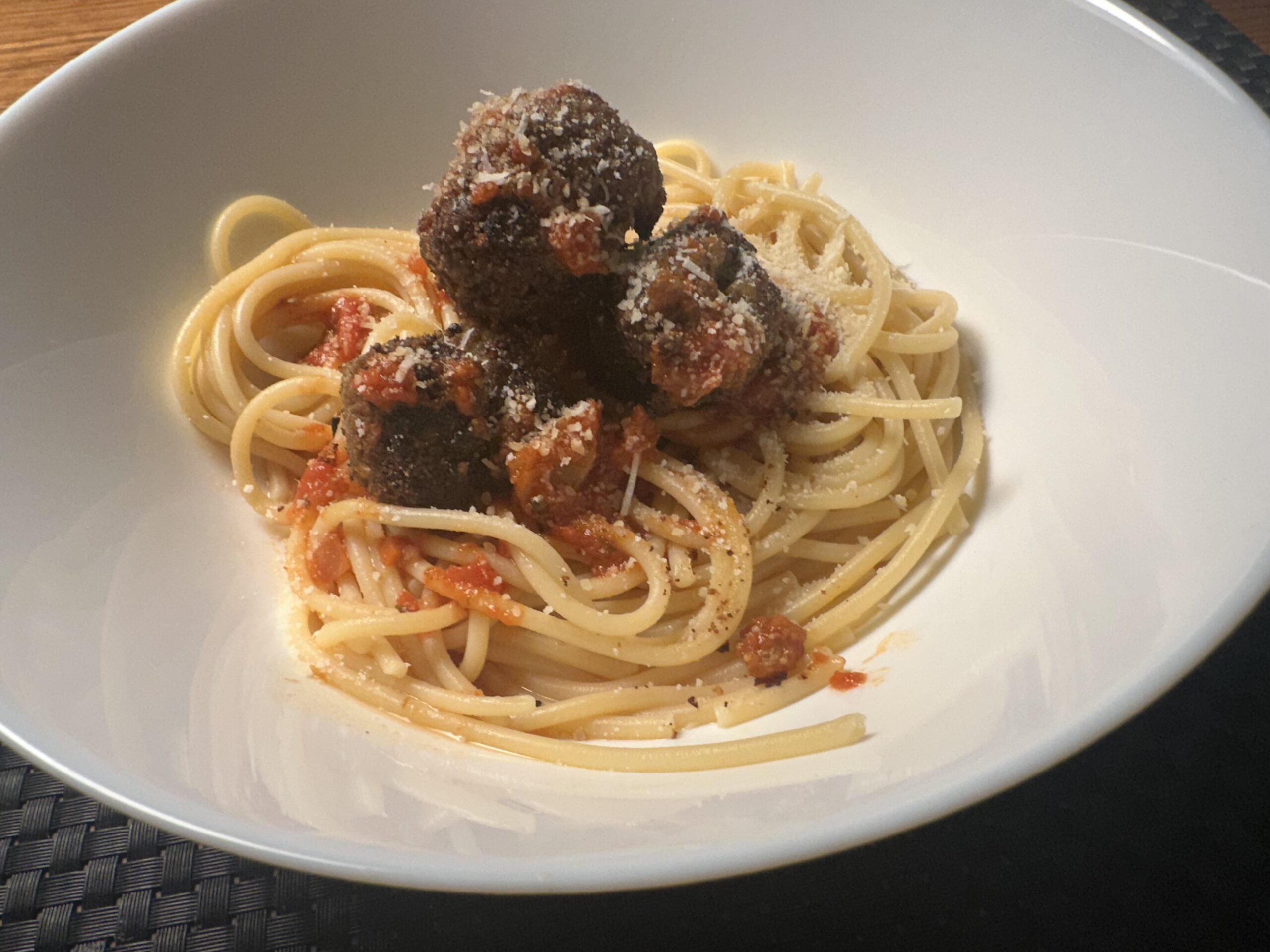 Meatballs mit Tomaten-Spaghetti